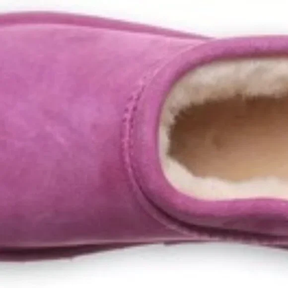 BEARPAW Women's Super Shorty Ankle Boot Pink Size 8 - Picture 3 of 5